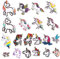 20 Stück Flicken zum Aufbügeln,Bügelflicken Kinder,Aufbügelflicken Einhorn,Patches zum Aufbügeln,Flicken Patches,Aufnäher Applikation für Mädchen Kinder Knie DIY T-Shirt Jeans Kleidung Taschen
