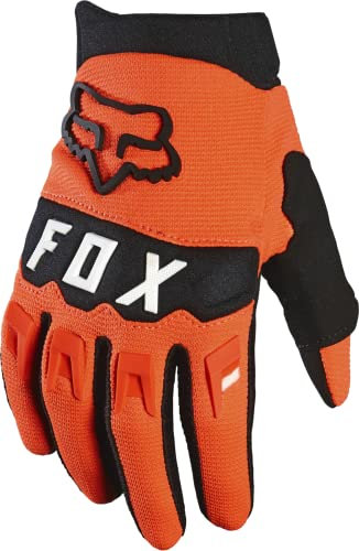 Fox Yth Dirtpaw Glove fluorescent Orange Ym, M