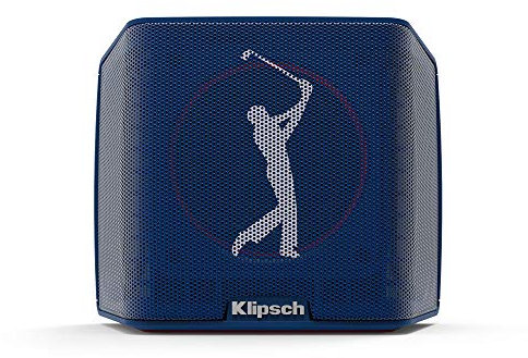 Klipsch PGA Tour Edition Groove Enceinte Bluetooth portable sans fil avec 8 heures de batterie et IP56 étanche aux éclaboussures et à la poussière