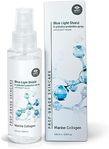 GMT Beauty Blaulicht-Gesichtsspray von Colágeno Marino Con Ectoína Natural | Spray gegen Entzündungen, Schutz vor blauem Licht, Entzündungen und Hyperpigmentierung