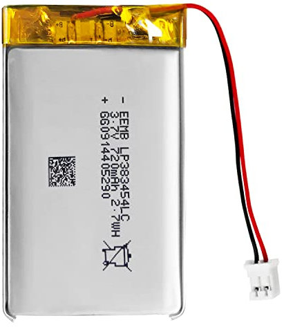EEMB Lithium Polymer Akku 3,7 V 720mAh 383454LC Wiederaufladbarer Lipo-Akku mit JST-Anschluss– bestätigen Sie die Polarität des Geräts und des Anschlusses vor dem Kauf