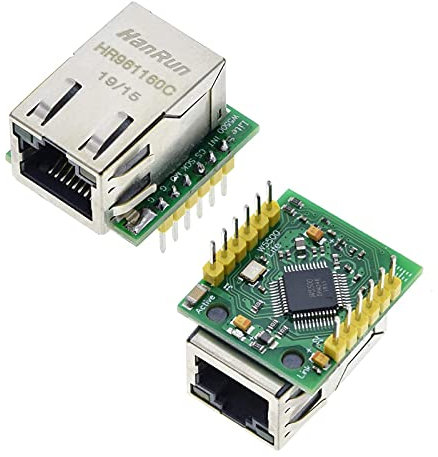 ARCELI W5500 SPI zu LAN Ethernet Netzwerkmodul TCP IP STM32 Schnittstelle 3.3V 5V für Arduino WIZ820io RC5