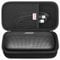 BOVKE Hard Travel Speaker Case per Bose SoundLink Flex Bluetooth Altoparlante portatile, Tasca extra Mesh per altoparlanti Bluetooth Caricabatterie, Cavi di ricarica, Nero