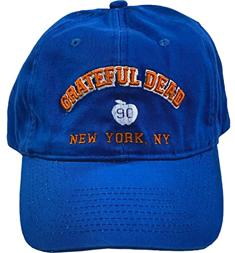 Grateful Dead Herren New York '90 Mütze Baseballkappe, königsblau, Einheitsgröße