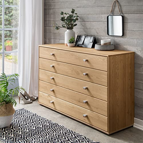 WIEMANN Kiruna Kommode, Eiche, Braun, 141x86x43 cm