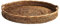 H&h vassoio tondo in rattan cm 42x5h
