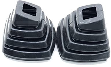 ORAMAI Compatibile con Kit Escavatore Yanmar 15/17/20/30/35/55/80/85 Joystick Maniglia parapolvere in Gomma-Joystick Accessori for Escavatore (Color : Dust Cover 2pcs)