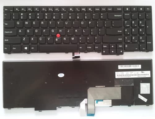 RobertDTesta Nuova Tastiera del Computer Portatile for Lenovo Thinkpad Edge E531 E540 T540 T540p W540 Series 04Y2426 0C44991 0C45217 Layout USA Nero