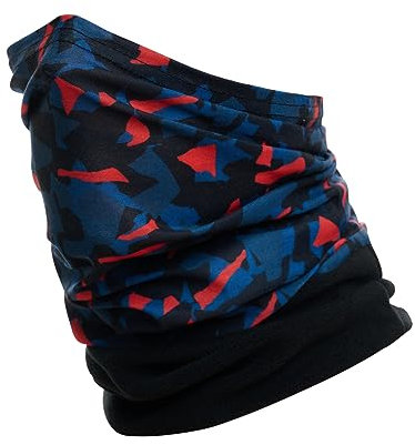 Hilltop® Polar Multifunktionstuch mit Fleece, warmes Schlauchtuch, Schal, Halstuch für kalte Herbst und Wintertage, für Damen und Herren, Trendige Farben, Farbe:Orange Dream