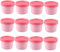 FRCOLOR Lot de 12 Pots de Crème pour Le Visage Rechargeables avec Couvercles Vides pour Crème Glacée Et Masques de Voyage