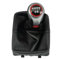 LYCREW Auto-Schalthebel für VW Polo 9N 9N2 2002 2003 2004 2005 2006 2007 2008 2009 6QI711113,5/6-Gang-Schaltknauf,Auto-Handhebelknauf,Schalthebel-Schutzhülle,a/5r