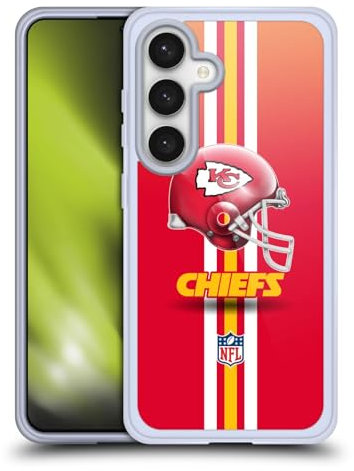 Head Case Designs Offizielle NFL Helm Kansas City Chiefs Logo Gelhülle [Militärischer Schutzgrad] Kompatibel Mit Samsung Galaxy S24 5G Und Kompatibel Mit MagSafe