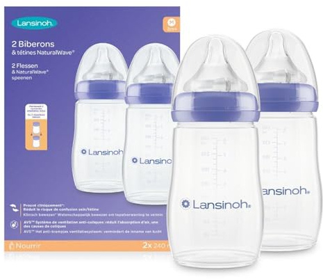 Lansinoh Lot de 2 flacons Natural Wave de 240 ml 75490