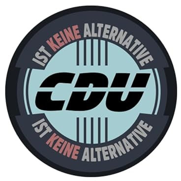 Sammys Shirt Store CDU ist Keine Alternative Aufkleber 4,5 cm