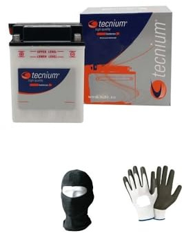 COMPATIBILE CON POLARIS Scrambler E 4X4 500 dal 1997 al 2002 BATTERIA TECNIUM YB14A-A2 FORNITA COMPLETA BATTERIE 14 AH AMPERE 12 VOLT PER MOTO SCOOTER 136X91X178MM