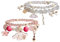 Yoimckay 2 Stück Anime-Armbänder, animierte baumelnde Accessoires für Kinder, Charm-Armbänder, Katzen-Armbänder, Cartoon-Charm-Armbänder für Mädchen und Frauen (süß)