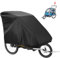 AOZBZ Bicycle Trailer Cover, Waterproof Bike Trailer Storage Cover 420D Oxford Material with PU Coating, Kid's/Pet Bike Trailer Cover Anti-UV/Windproof/Dustproof