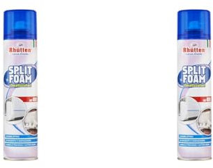 Rhütten Split Foam Climatizzatore, Casa Linda, Schiuma Detergente Igienizzante per Split Aria Condizionata, 400ml (Confezione da 2)