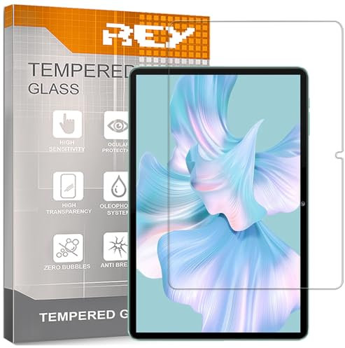 REY Protector de Pantalla para OUKITEL OT 6 10,1, Cristal Vidrio Templado Premium