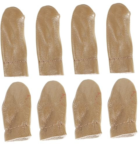 LALAFINA Fingerhut-Set Aus Leder 4 Fingerschützer für Handnähprojekte Konstruktion Schützen Sie Ihre Finger