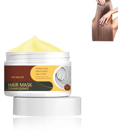Collagen Hair Mask Hair Treatment, Neu Collagen Treatment Haarmaske, Arganöl Haare Kollagen Haarmaske, Tiefe Reparatur Kollagen-Haarbehandlung, für Trockenes und Strapaziertes Haar (1PC)