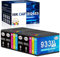 Jagute 10 Packungen 932XL 933XL Multipack Druckerpatronen 932 933 Kompatibel für HP 933XL Multipack für HP OfficeJet 6600 Patronen 7510 6700 7110 7610 7612 6100 (4 Schwarz, 2 Cyan, 2 Magenta, 2 Gelb)