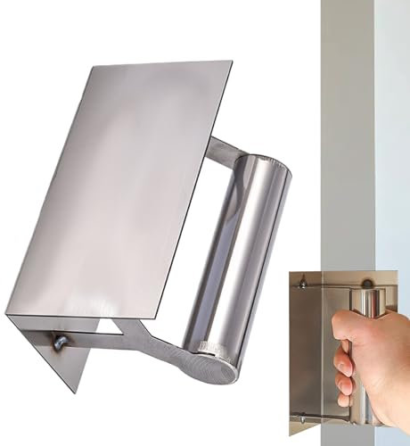 Eckkelle, Trockenbau-Werkzeuge – Kelle aus Gips, kratzfest, ohne Rutschen, Gruppe von Gadgets aus Metall für das Badezimmer im Wohnzimmer zu Hause