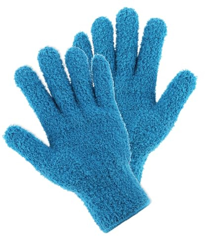 1 Paar Staubhandschuh Mikro Faser Handschuhe, Mikrofaser Handschuh, Reinigungs Handschuhe Waschbar Abstauben Reinigungshandschuh Korallenvlies Handschuhes Auto Abstauben für Küchen Haus Lampen Möbel