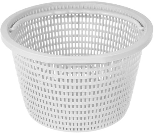 Gogogmee Panier Skimmer Piscine 20 Cm Filtration Compatible avec Hayward 2 | Panier de Remplacement, pour éCumoire, 20.50X20.50X12.50cm, plastique, blanc, RéUtilisable, Panier de Filtration Skimmer