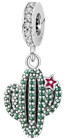 QOAUPO Damen Charm Anhänger aus 925 Sterling-Silber, Strukturierter und Medaillon charms,passend für europäische Armbänder und Halsketten（Z4）