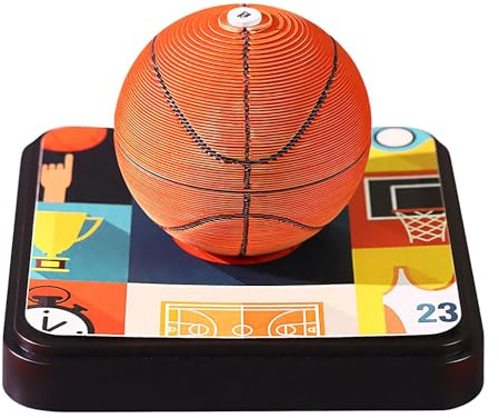 3D-Kalender – 2026 Basketball zum Abreißen 3D-Schreibtischkalender – Brettplaner, Schreibtischdekoration für Feiertage, Weihnachten, Kinderarbeit, Kühlschrank, Büro, Zuhause