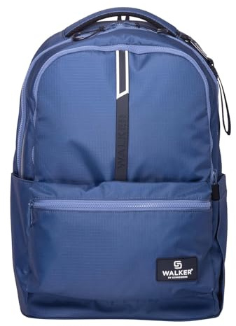 Walker Schulrucksack Rucksack mit Laptopfach Rey Backpack 30L Shark Blue blau