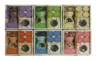 Unbekannt Potpourri-Aroma-Duft Teelicht Geschenk-Set 8-teilig