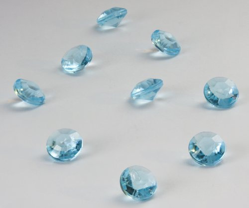 Dekosteine Diamanten 100 Stück Acryl Tischdekoration (Türkis)