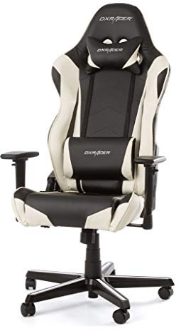 DX Racer Oh/rz0/NW Asiento Gaming Negro/Blanco