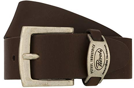 PETROL Industries Ledergürtel Leder Gürtel braun PE16 40448 brown Länge 100