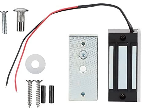 Single Door 12V Electric Magnetic Electromagnetic Lock 60KG (132LB) Holding Force for Home Security