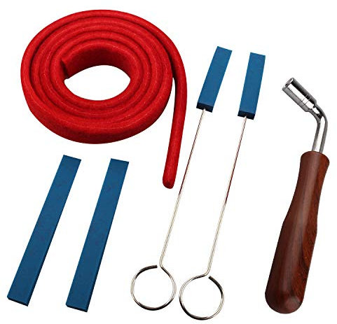 Futheda Piano Tuning Kit Profi Piano Tuner Piano Tuner Klaviertuner inkl. 1 L Stimmhammer 1 Gesangsband 2 Dämpfer mit Griffen Klavierbefestigung Werkzeug