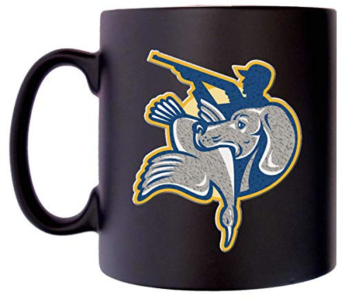 Klassek Gun Dog with Bird Country Field Sport Shooting Hunter Sport Mug for Men Coffee Tea 10oz Black Satin Gift Present