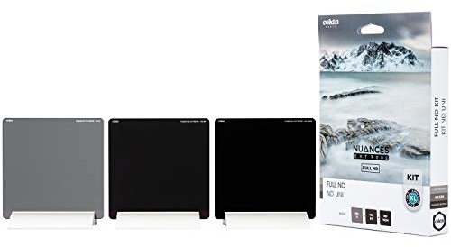 COKIN NUANCES Extreme Full ND-Set ND8 + ND64 + ND1024 neutralgrau - widerstandsfähiges Mineralglas - XL (X-pro Serie) 130mm