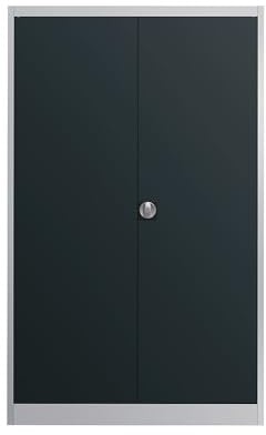 Mauser | Extrahoher Universalschrank | HxBxT 2200 x 1200 x 500 mm | lichtgrau/anthrazitgrau