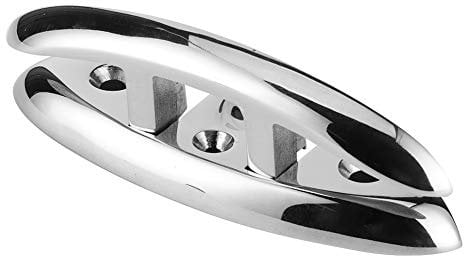Akozon Klampe zum Hochziehen, 5 Zoll klappbare Klampe für Boote Dock-Deck-Hardware aus Edelstahl 316 Marine Bootszubehör für Dock-Klampe Flip-Up-Dock-Klampe Pull-Up-Klampe Bootsklampe Dock Marine Klam