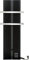 Finesa D scaldasalviette Elettrico Bagno 1000 x 408 cm,termoarredo Elettrico, termostato Digitale 400-1200 W, di Colore Nero