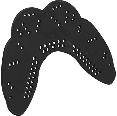 Sportmundschutz, Zahnschutz Mundschutz EVA Harmless Shock Mundschutz für Fußball für Boxen für Basketball(Schwarz)