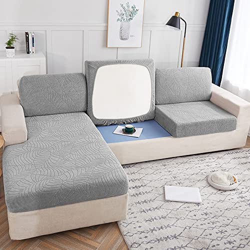 Elover Wasserdichter Sofasitzbezug - Elastischer, Rutschfester Sitzbezug mit 3D-Muster