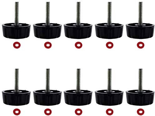 Gkhowiu 10Pcs Screws Nuts for Fishing Reels Knob Handle