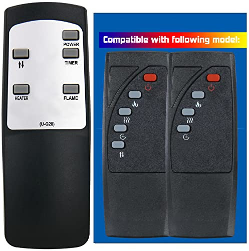 Replacement for Altra Flame AltraFlame Electric Fireplace Heater Remote Control FA23V60L FA23V60L-1 FA23V60L-2 FA23V60L-3 FA23V60L-4 FA23V60L-5 FA23V60L-6 FA23V60L-7 FA23V60L-8 FA23V60L-9 FA23V60L-C6