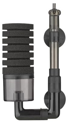 DONGKER Aquarium Schwammfilter, Bio Luftheber Filter Aquarium, Leise Einseitiger/Doppelter Lufthebefilter für Garnelen Bettas Brüter Fisch Tank