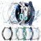 Neitra[5+5Stück Samsung Galaxy Watch 5 2022 & Watch4 2021 Schutzhülle + Displayschutzfolie 44mm Hülle, 5 Kratzfest Schutzfolie und 5 Hart PC Bumper Case Ultradünne Stoßfänge Gehäuse Cover