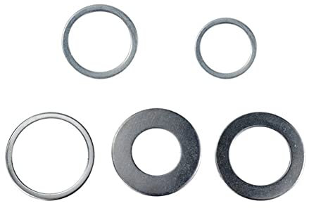 SEIDER 5Ppc Sägeblatt Reduzierring Unterlegscheiben 16/20/22/25,4/30/32MM Konvertierungsring Trennscheibe Blende Dichtung Innenloch Adapterring